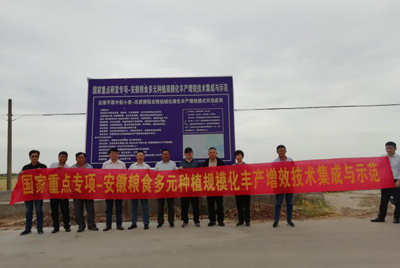 公司開展安徽省糧豐工程項目驗收與農場基地午收夏種督導