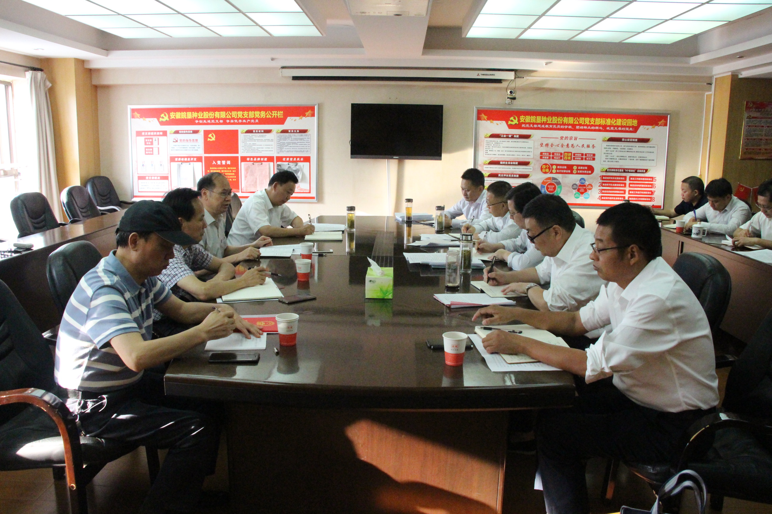 集團公司黨委書記、董事長詹先豪調研皖墾種業(yè)改革推進工作